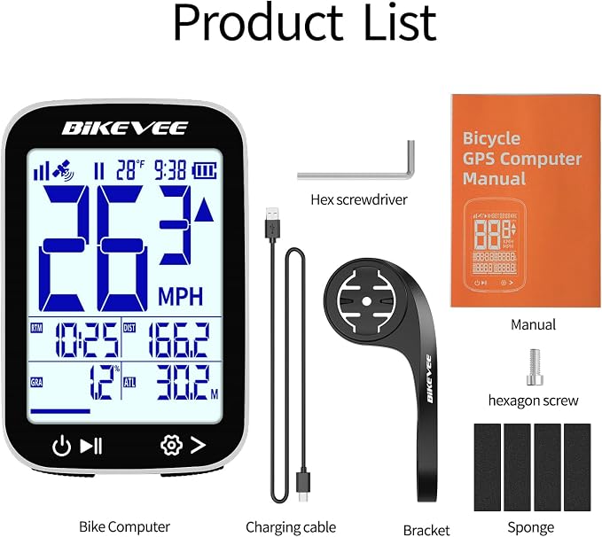 GPS Bike Computer Wireless Cycling Computer - Image 8