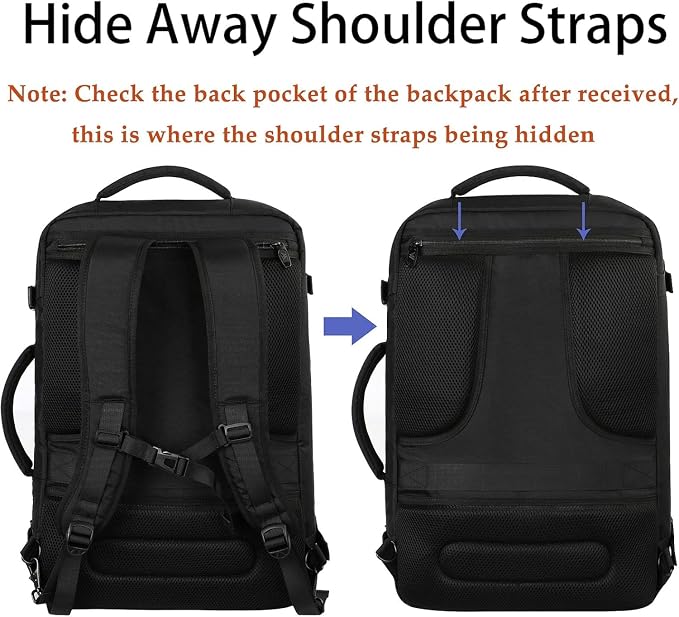 MATEIN Carry on Backpack for Airplanes, Expandable Travel Backpack Airline - Image 4