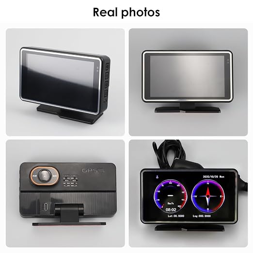 Universal GPS Speedometer Car HUD Digital Speed Display + Dash Camera DVR Video - Image 9
