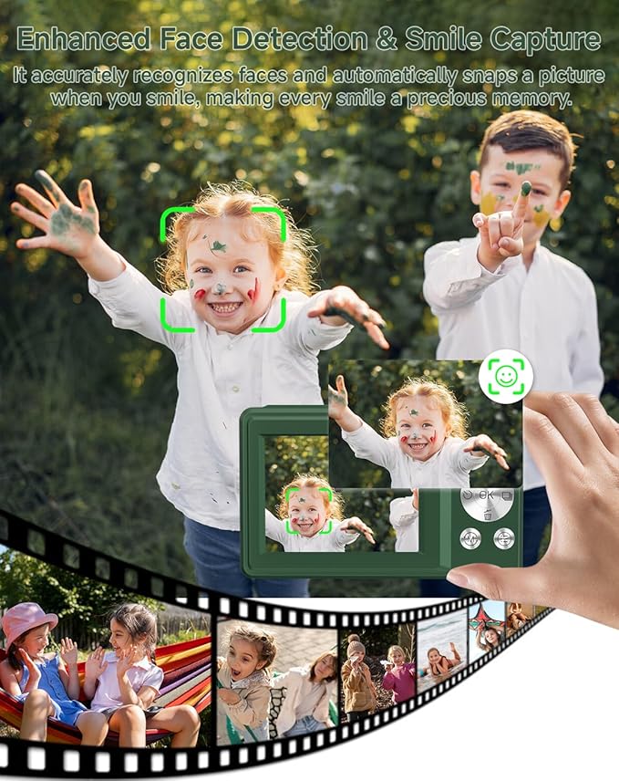 Digital Camera for Kids, FHD 1080P 44MP Point and Shoot Digital Camera - Image 5