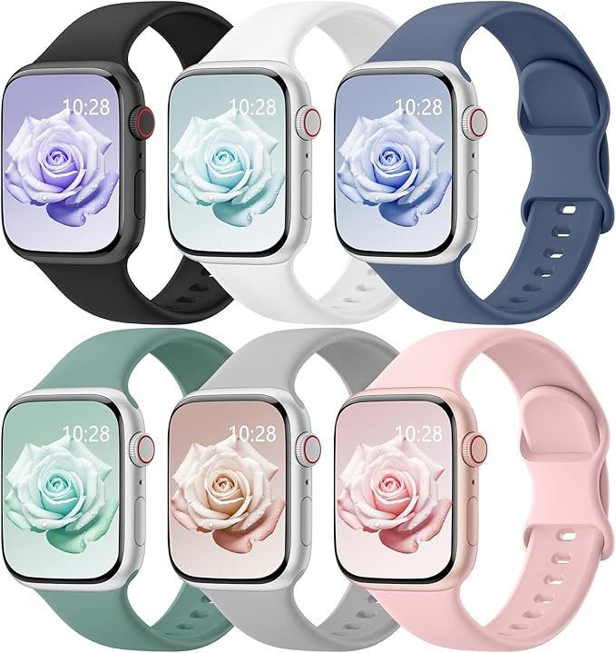 6 Pack Sport Bands Compatible by HEARTBOOM