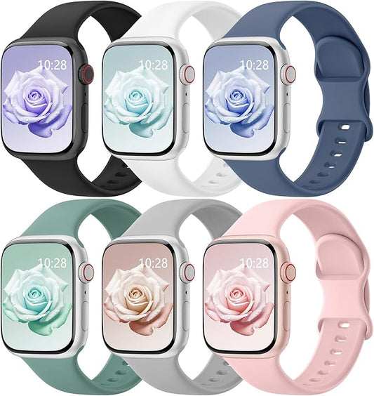 6 Pack Sport Bands Compatible by HEARTBOOM
