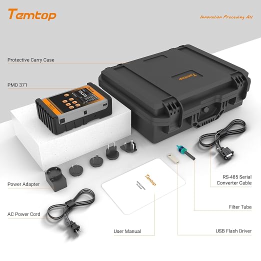 Temtop PMD371 Professional Particle Counter: Comprehensive Portable Particulate - Image 8