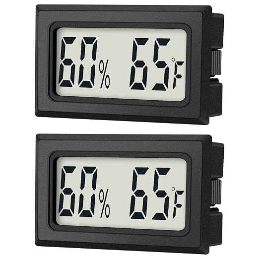 Mini Digital Thermometer 2-Pack Hygrometer Indoor Humidity Monitor Temperature - Image 7