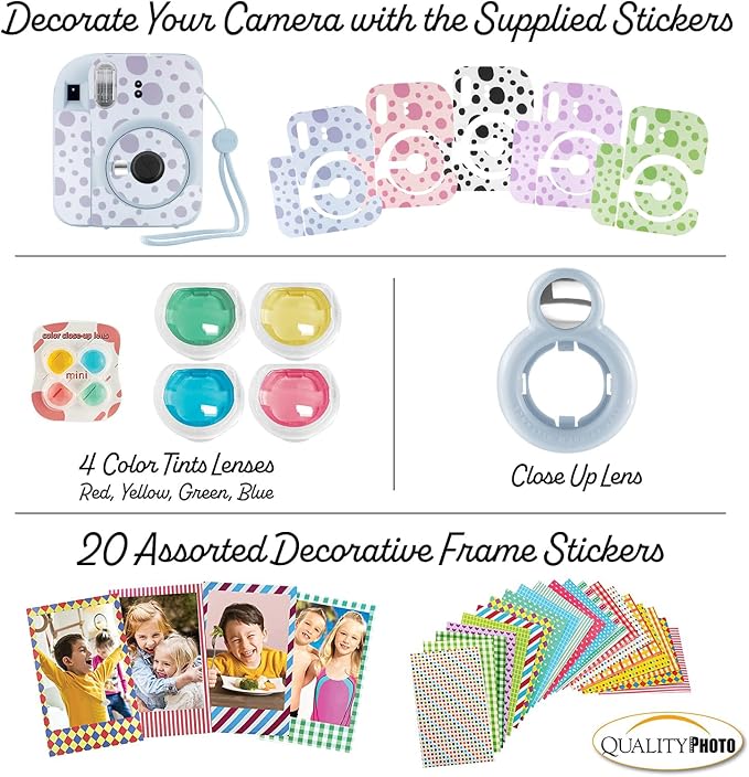 Fujifilm Instax Mini 12 Instant Camera + 60 Photo Prints + Quality Photo Value - Image 6