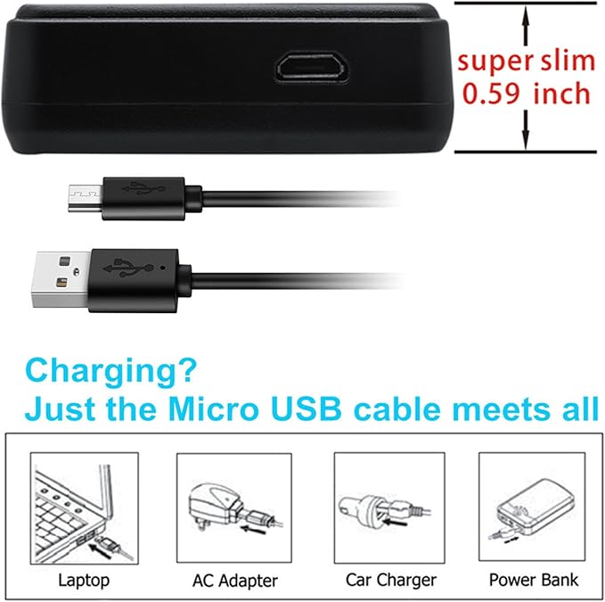 Kastar Battery & LCD Slim USB Charger - Image 2