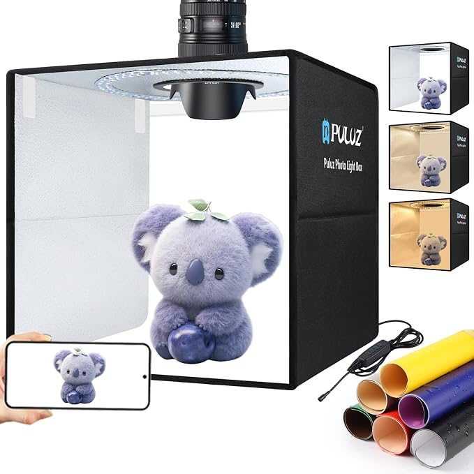 PULUZ 16"/40cm Foldable Portable Photo Studio Light Box, Adjustable Brightness by PULUZ