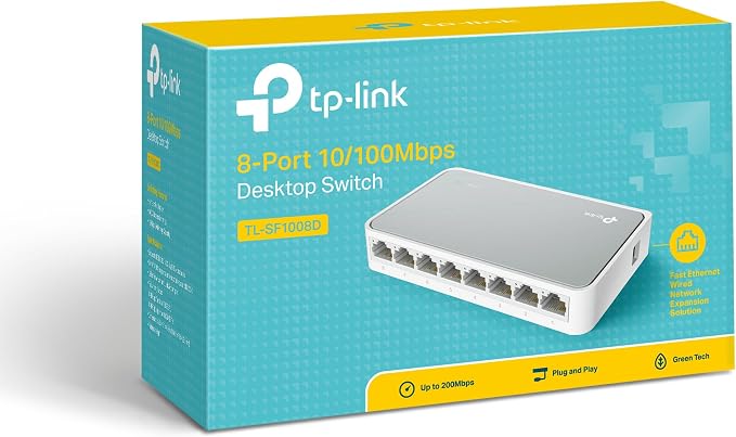 TP-Link 8 Port 10/100Mbps Fast Ethernet Switch - Image 5