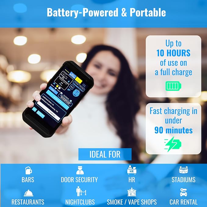 Portable ID & Passport Scanner for Bars, Clubs & Retail | Verifies Age & - Image 4