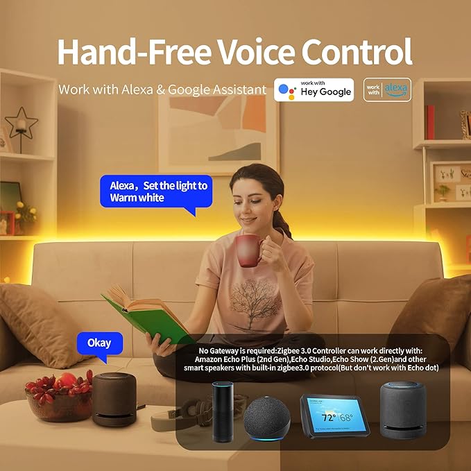 GIDEALED Smart ZigBee 3.0 LED Controller 5 in 1, Require ZigBee Hub Bridge - Image 4
