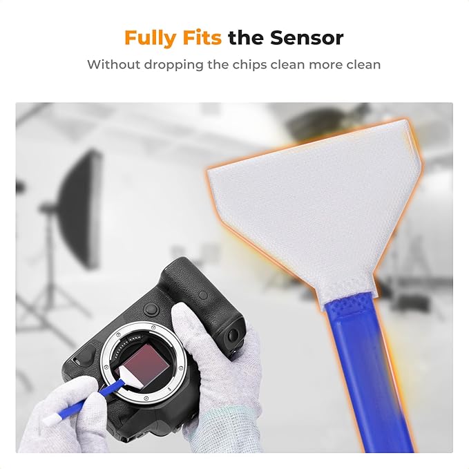 K&F Concept 2-1 24mm Full Frame Sensor Cleaning Swab & Viewfinder Cleaning Swab - Image 4