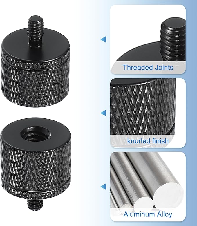 PATIKIL Tripod Screw Adapter 1/4" Female to M4 Male, 20 mm - Image 3