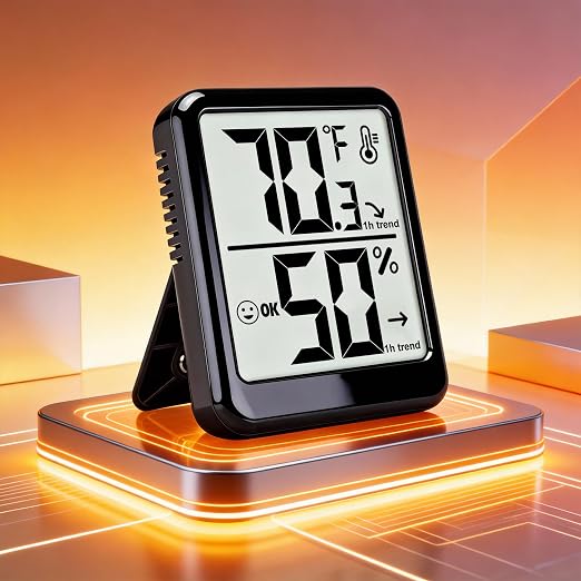 2-Pack Room Thermometer Indoor Hygrometer - Image 2