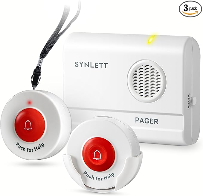 Caregiver Pager Wireless Call Buttons by SYNLETT