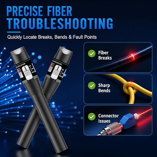 Fiber Optic Visual Fault Locator Kit, VFL Pen Compatible - Image 8
