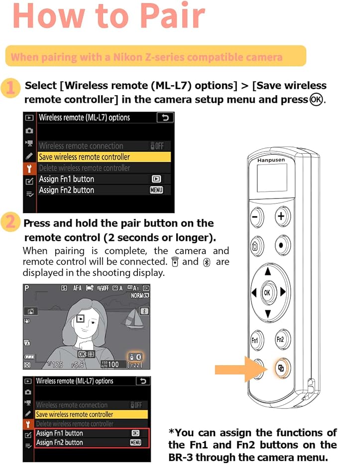 Hanpusen Rechargeable Camera Remote Control - Image 8