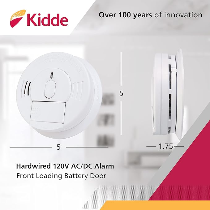 Kidde Smoke Detector, Hardwired Smoke Alarm - Image 2