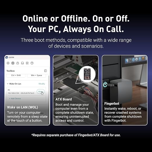 GL.iNet Comet Pro Remote KVM Over Wi-Fi, Dual Band Wi-Fi 6, 4K@30FPS Passthrough - Image 7