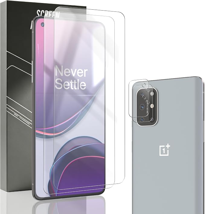 2+2 Pack Tempered Glass for OnePlus 8T Screen Protector by Unknown