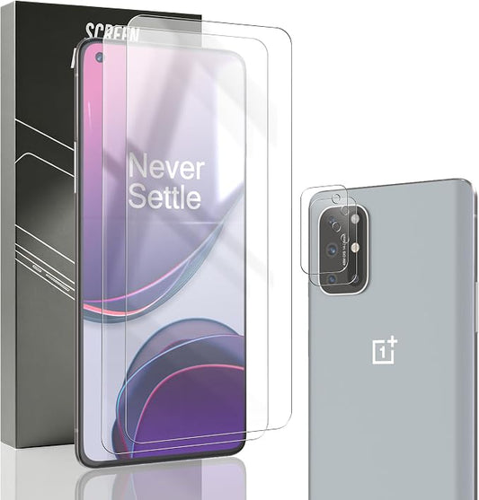 2+2 Pack Tempered Glass for OnePlus 8T Screen Protector by Unknown