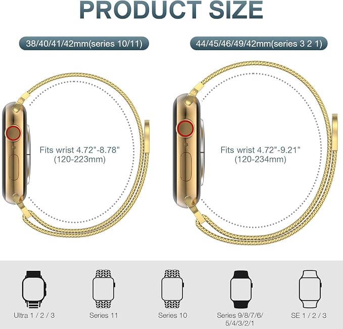 Original Stainless Steel Mesh Loop Compatible - Image 2