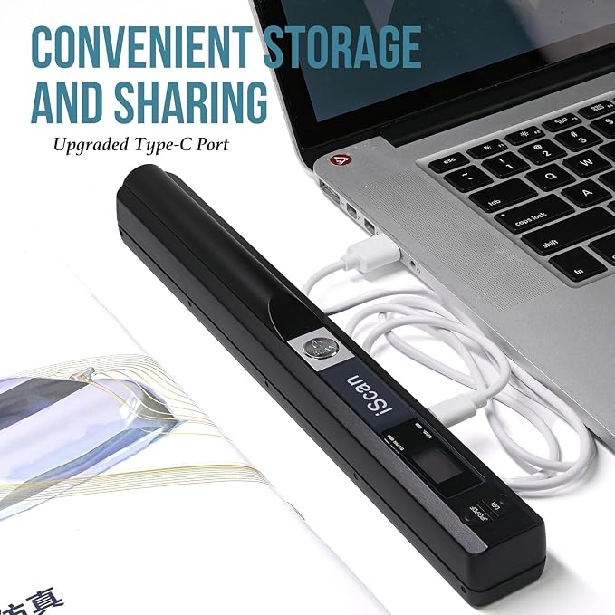 A4 Document Scanner, Portable Card Photo Scanner - Image 6