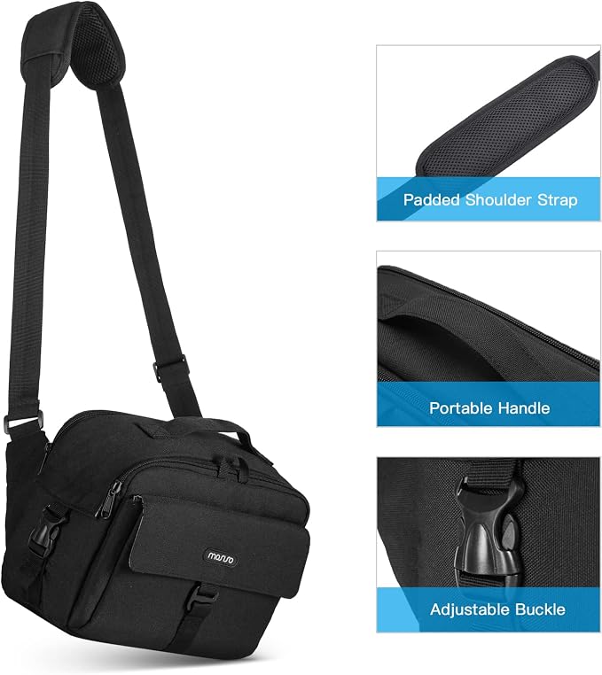 MOSISO Camera Shoulder Bag Case Crossbody Sling Purse, DSLR/SLR/Mirrorless - Image 7