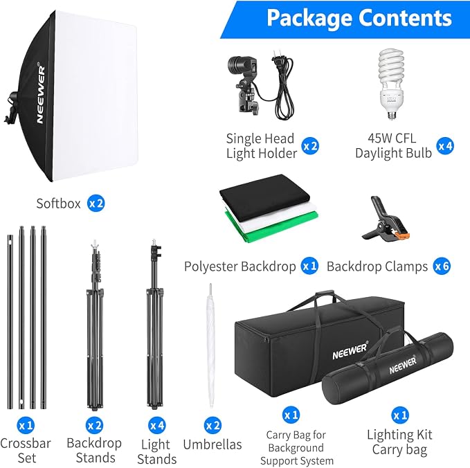 NEEWER Photography Lighting kit - Image 8