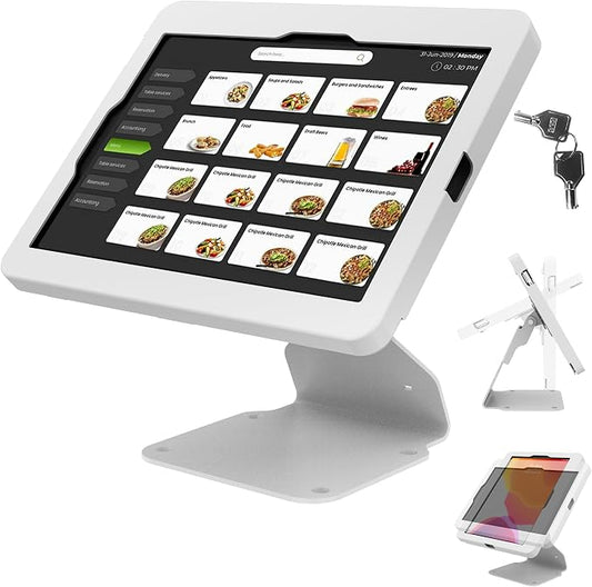 Heavy Duty iPad POS Stand for Desk, All Metal by Beelta