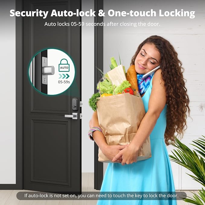 AkaGear Keyless Entry Door Lock Deadbolt - Image 5