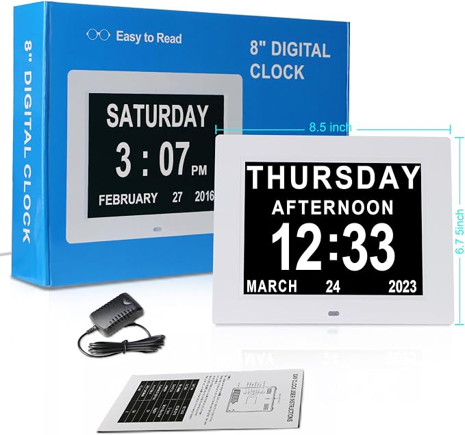 SSINI Dementia Clock Large Digital Calendar - Image 7
