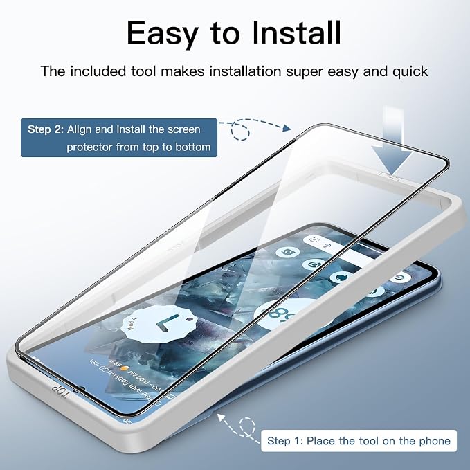 JETech Full Coverage Screen Protector - Image 5