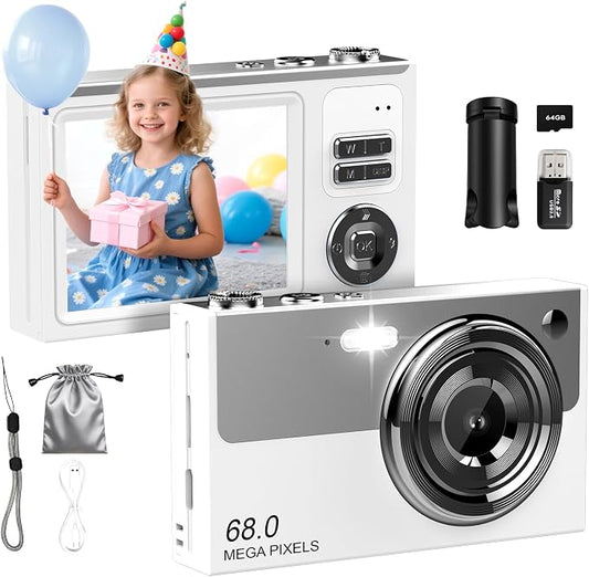 Digital Camera for Kids & Beginners, 4K Digital Camera by ocxu