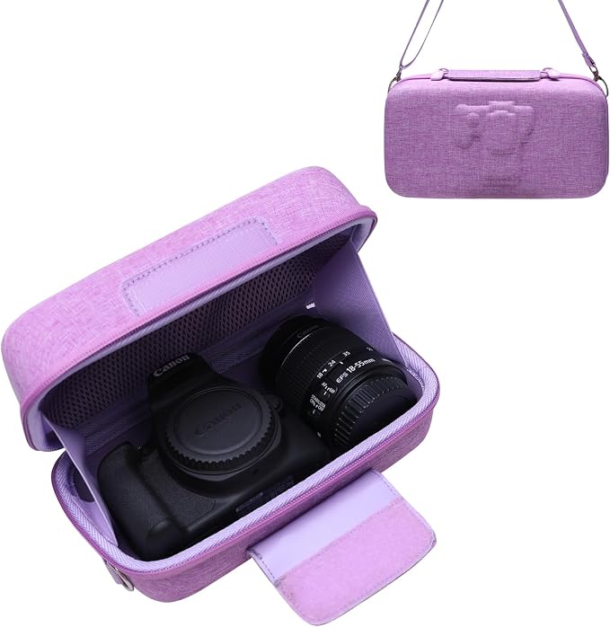 LTGEM Camera Case for Canon EOS Rebel T7 / R50 / R100 / R50 V / T6 / R8 / R10 / by LTGEM
