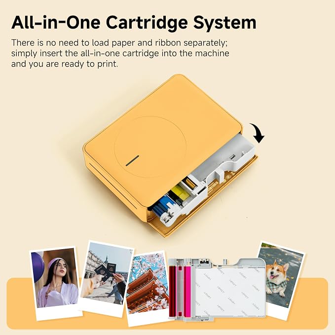 HPRT Z5 Instant Camera for Kids Adults，3 Pass Dye Sublimation, 2.1x3.4 Print - Image 8