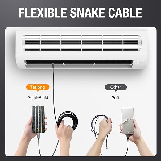 USB C Endoscope Camera with Light, Teslong Type-C Snake Borescope Camera with 8 - Image 5