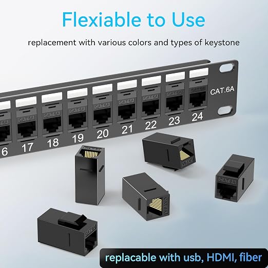 Sokqovt Patch Panel 24 Port Cat6 - Image 3