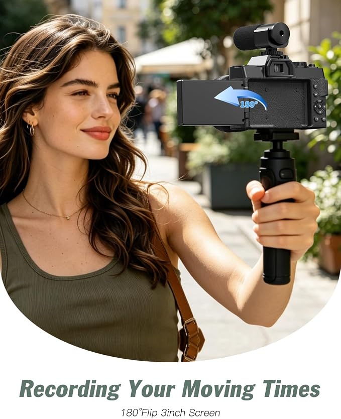 8K Digital Cameras for Photography, 64MP vlogging Camera - Image 4