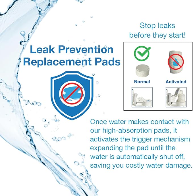 18mm 10, 25 and 50 Pack Leak Stop Valve Replacement Pads, US Company! Support - Image 2