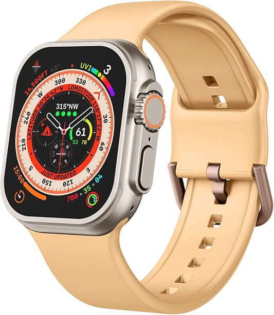 Sport Band Compatible with Apple Watch Bands 49mm 46mm 45mm 44mm 42mm 41mm 40mm by Recoppa