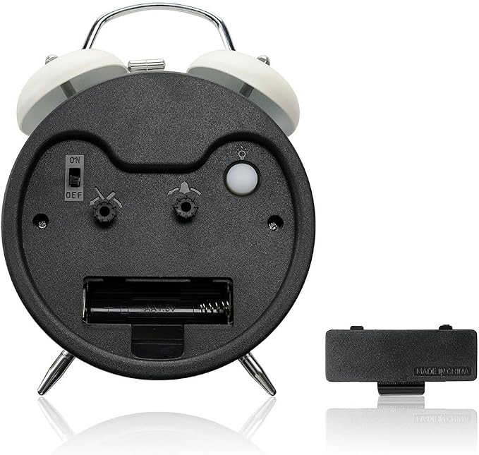 Peakeep 4 Inches Twin Bell Loud Alarm Clock - Image 5