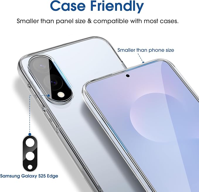 amFilm Auto-Alignment OneTouch for Samsung Galaxy S25 Edge 6.7" Screen - Image 4