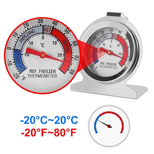 5Pcs Refrigerator Thermometer -30~30°C/-20~80°F Fridge Analog Freezer - Image 6