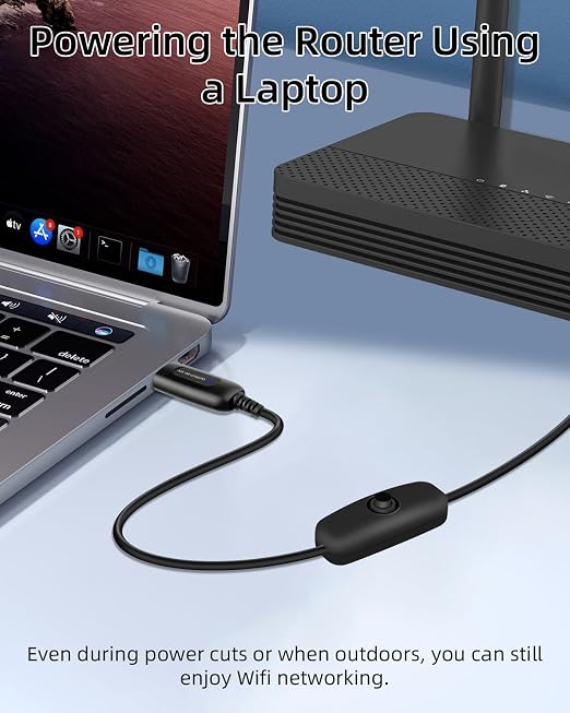 12W USB 5V to 12V Step Up Converter Cable - Image 3