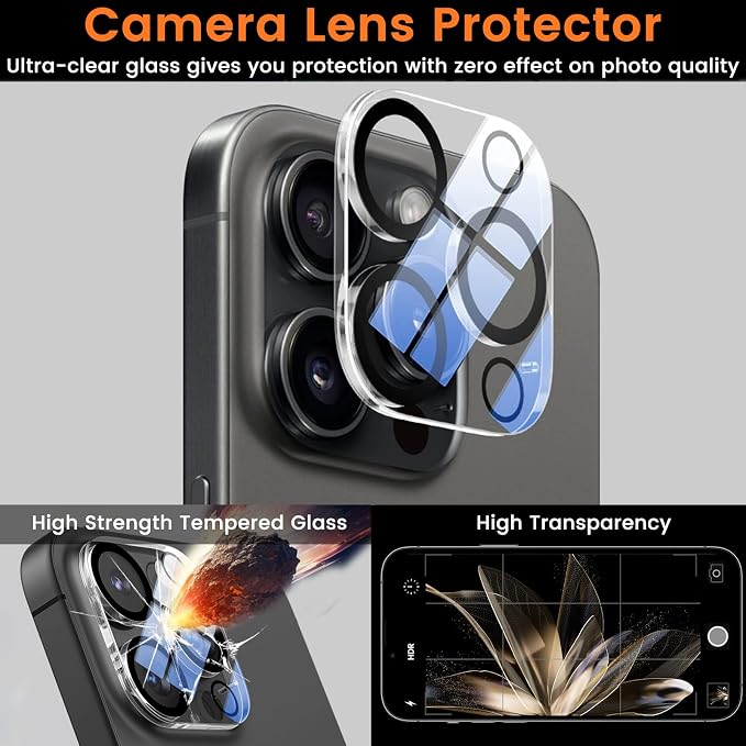 Lesakit 4+4 Pack Privacy Screen Protector - Image 5