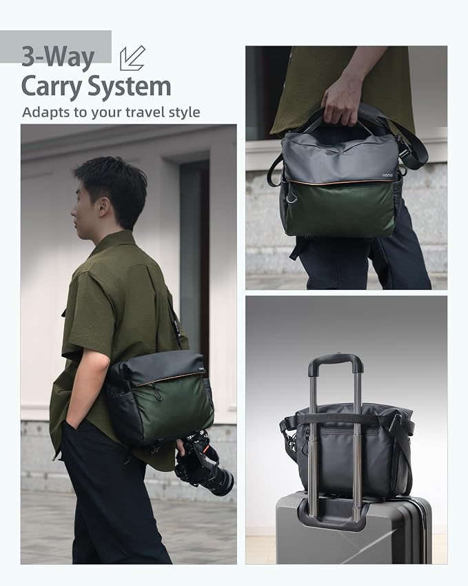 llano Camera Sling Bag for Photographers, DSLR Shoulder Bag Small, Compact - Image 8