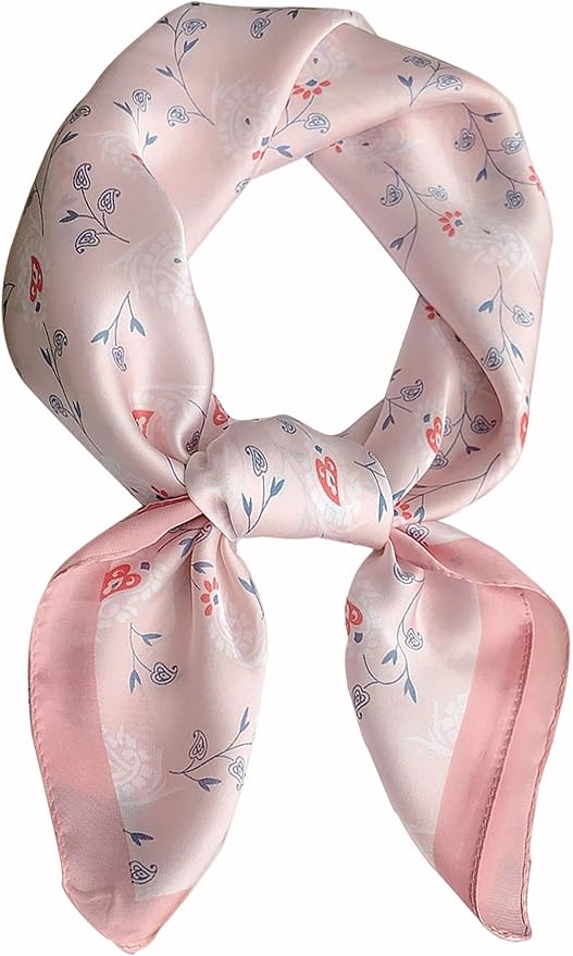 Silky Scarf for Women Lightweight Satin Bandanas Neck Hair Wrap For Sleeping by OnllhNiceScarfForWomen