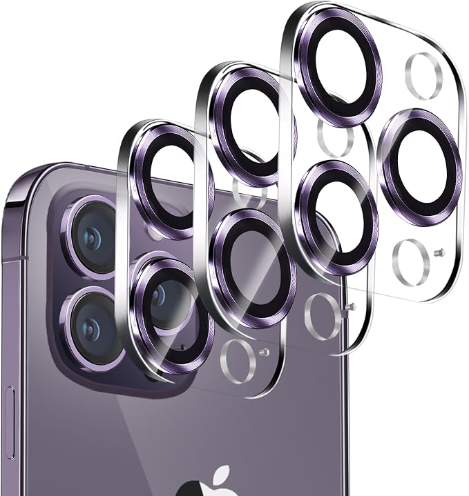 Dengduoduo 3 Pack Tempered Glass Camera Lens Protector by Dengduoduo