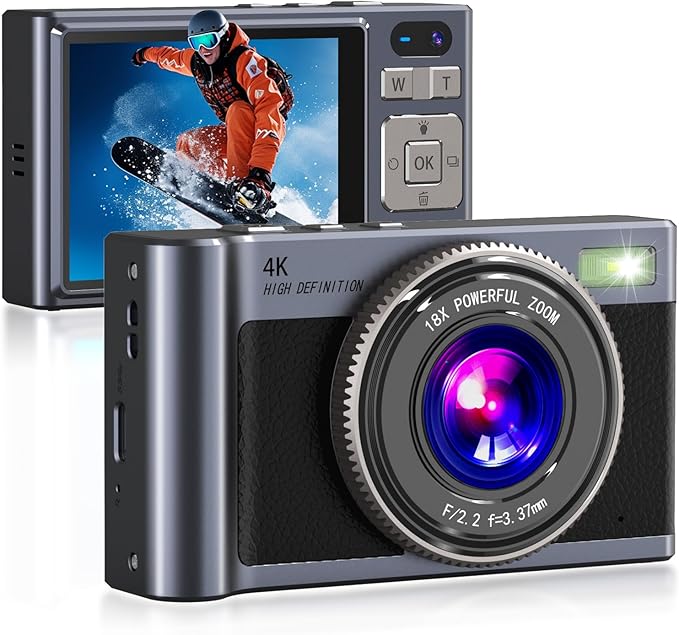 Forc Digital Camera, 4K Camara de Fotos by FORC