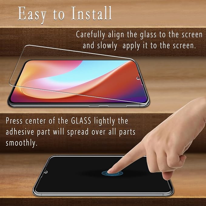 2 Pack Screen Protector for Samsung Galaxy S23 FE Tempered Glass - Image 4